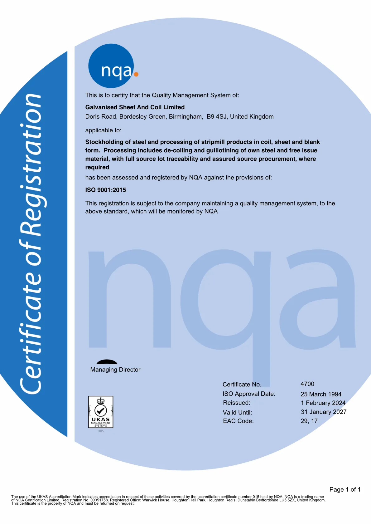 Quality Management
